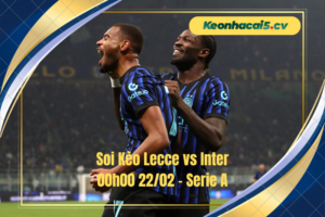 Đội hình dự kiến trước trận Lecce vs Inter