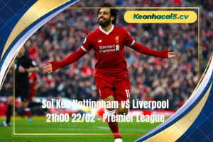 Đội hình dự kiến trước trận Nottingham vs Liverpool